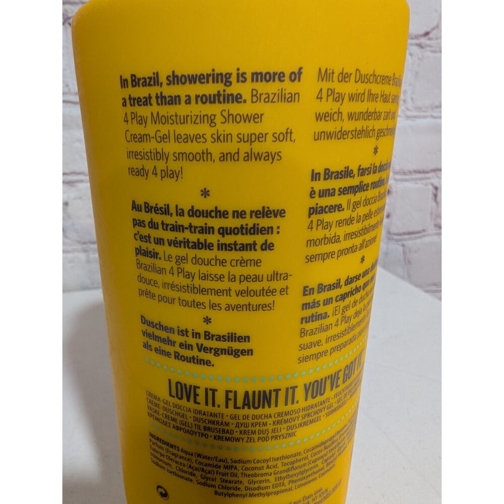 Sol de Janeiro Brazilian 4 Play Moisturizing Shower Cream-Gel 13 oz / 385 ml NEW - Picture 4 of 8